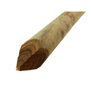 Palo con punta in pino impregnato dim. 7,5 x 125 cm 
