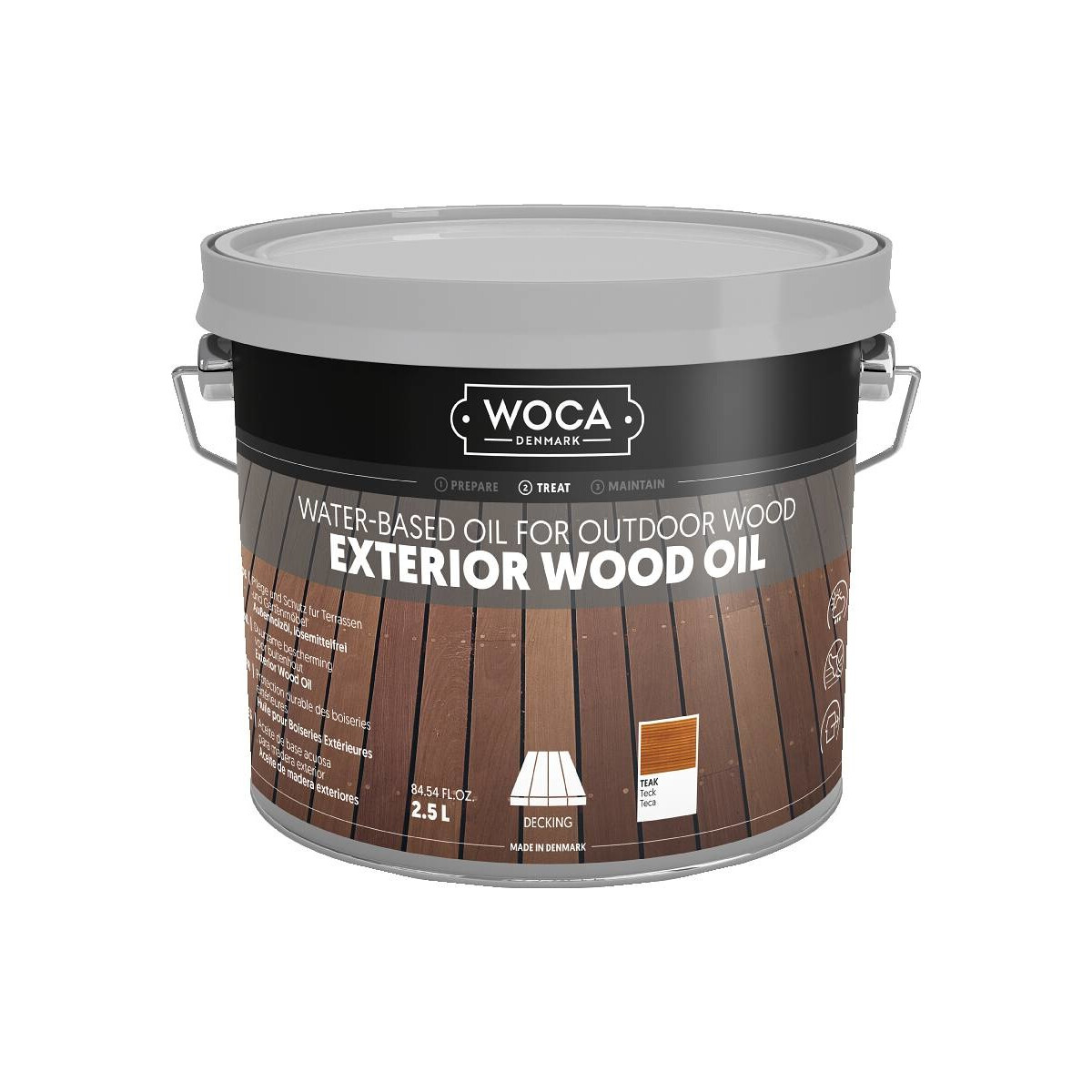 WOCA exterior Öl, Teak 2,5 l