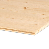 Pannello 3 strati in abete 13 mm B/C+